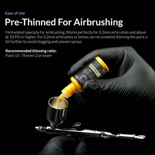 Kaleido Translucent Acrylic Airbrush Color สีแอร์บรัช สีอะคริลิคสูตรน้ำแบบโปร่งแสง สำหรับงานโมเดล ฟิกเกอร์ และกันพลา