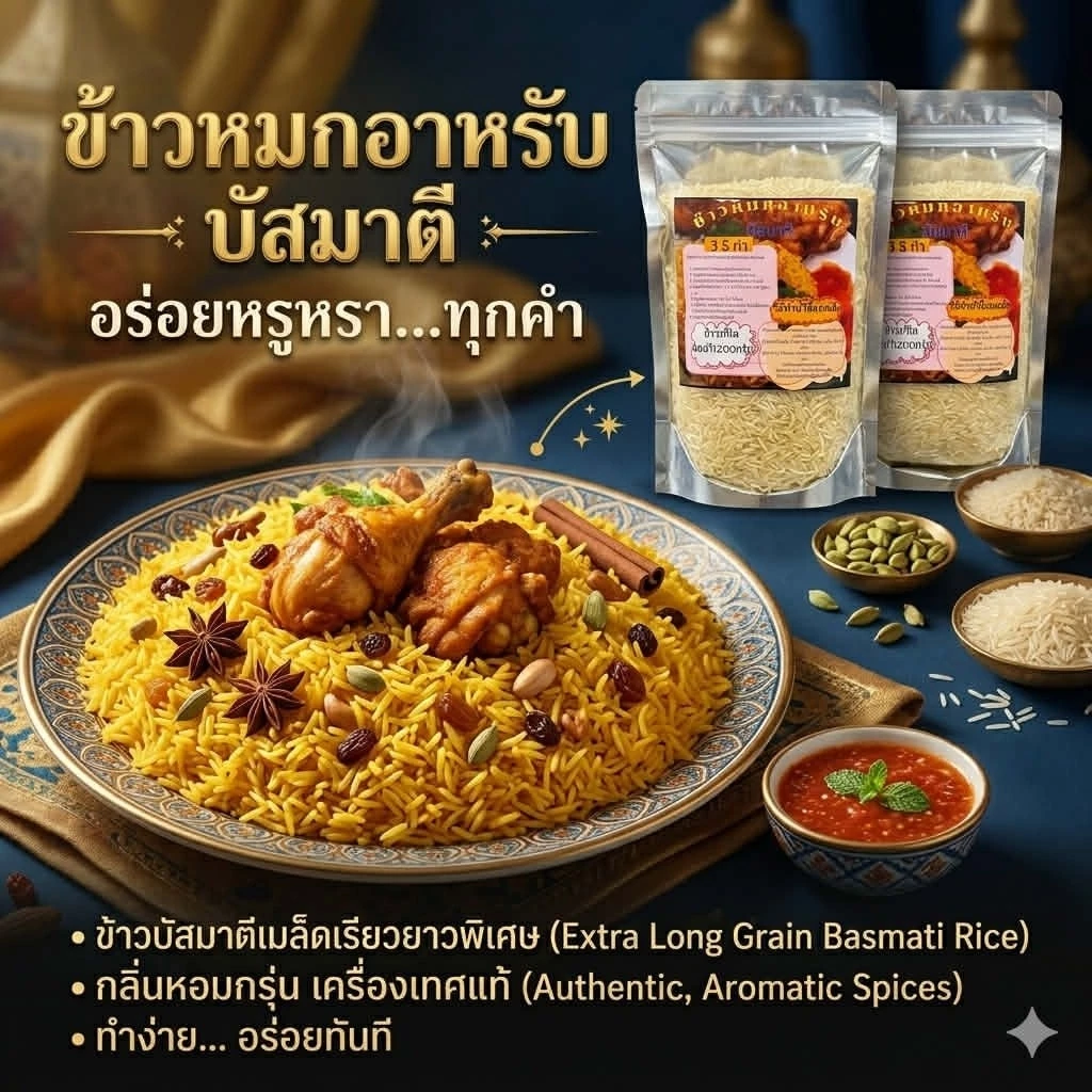 ชุดทำข้าวหมกอาหรับบริยานี่​พร้อมเครื่องข้าวหมก