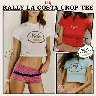 Rally La Costa Crop Tee - เสื้อยืดครอปคอกลม