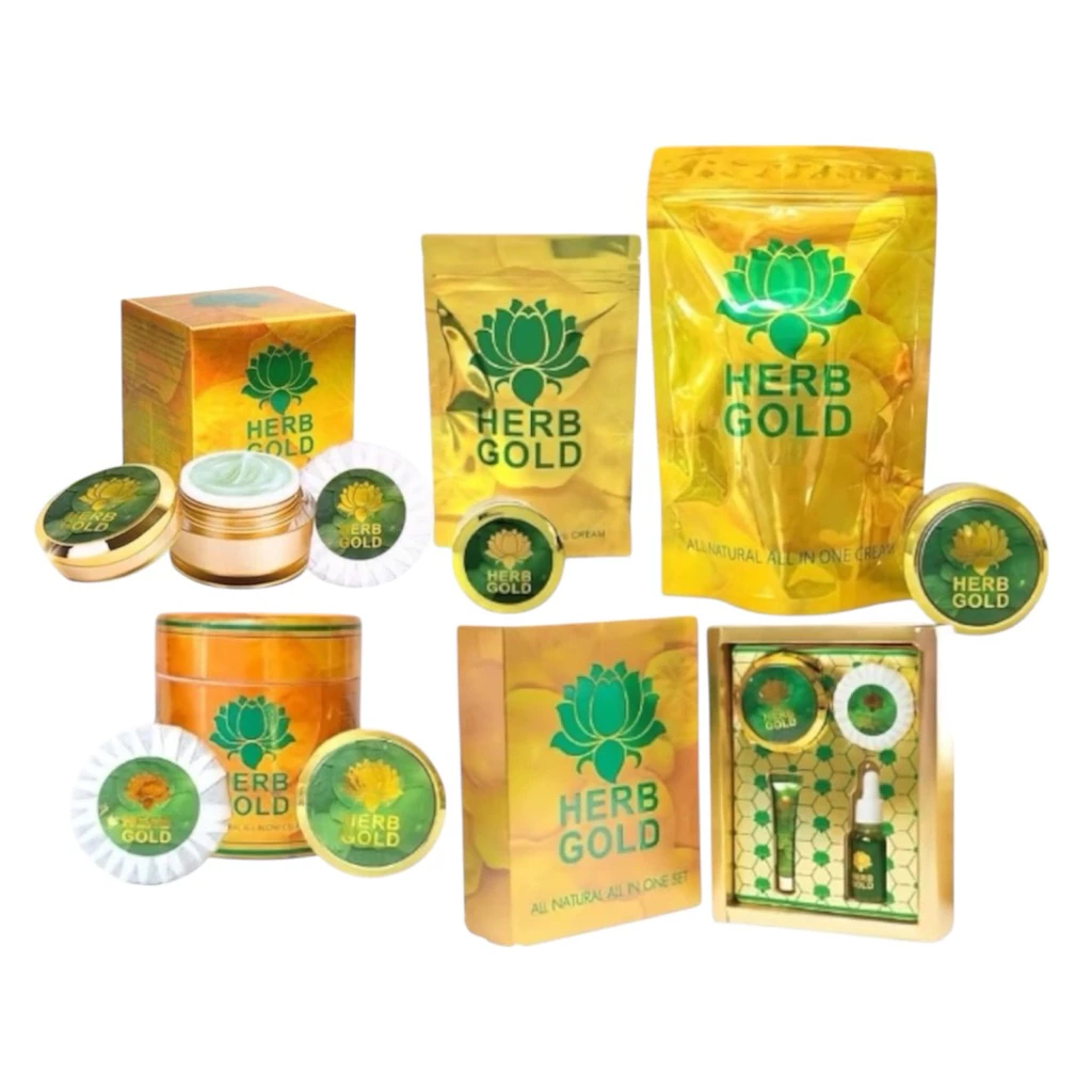 ครีมเฮิร์บโกลด์ บำรุงผิงหน้า Herb gold มีให้เลือกหลายขนาด