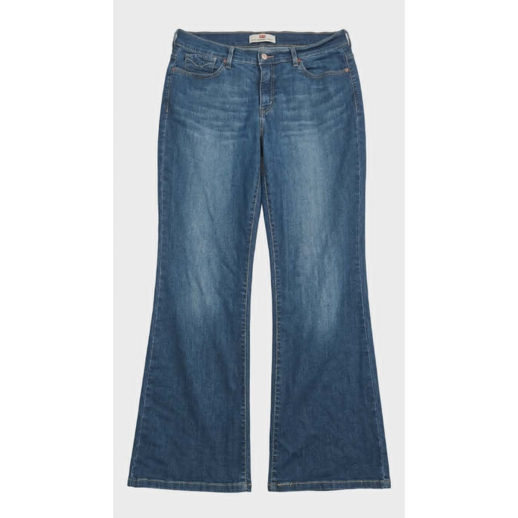 กางเกงยีนส์ขาม้าผู้หญิง (Women's Flare Jeans) Levi's 512 รอบเอว 34-36 นิ้ว มือสองสภาพดี