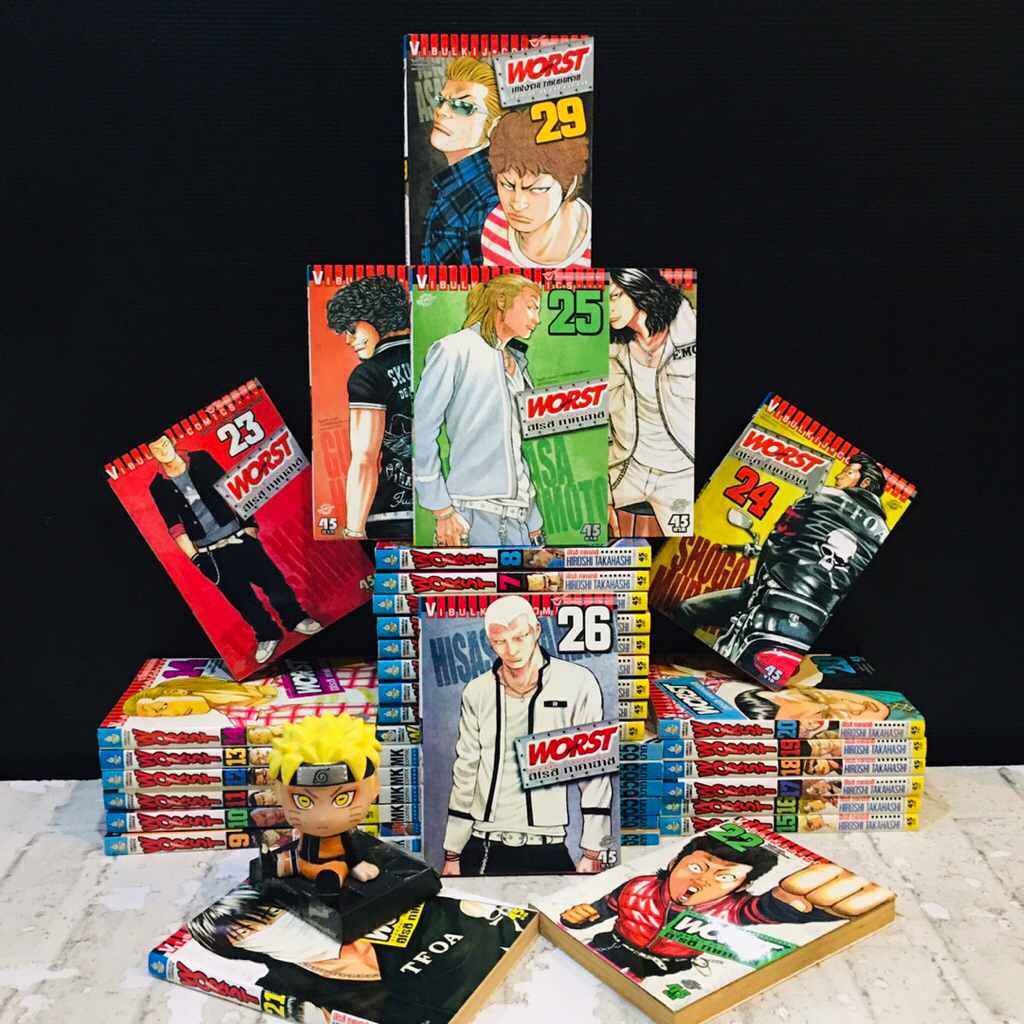😝🈵🈵🈵หนังสือการ์ตูนเรื่อง:WORST 1-33เล่มจบ +เล่มเดียวจบ  (AC6848)