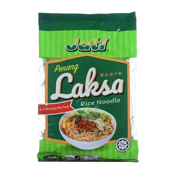 JATI Penang Laksa Rice Noodle 450g HALAL Rice Noodle for Asam Laksa by PenangToGo