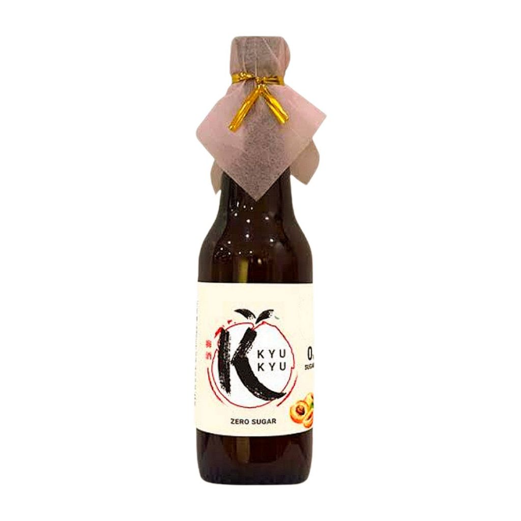 KYU KYU (คิวคิว) นํ้าบ๊วย รสดั้งเดิม ZERO SUGAR สูตรไม่มีนํ้าตาล ขนาด 330ml.