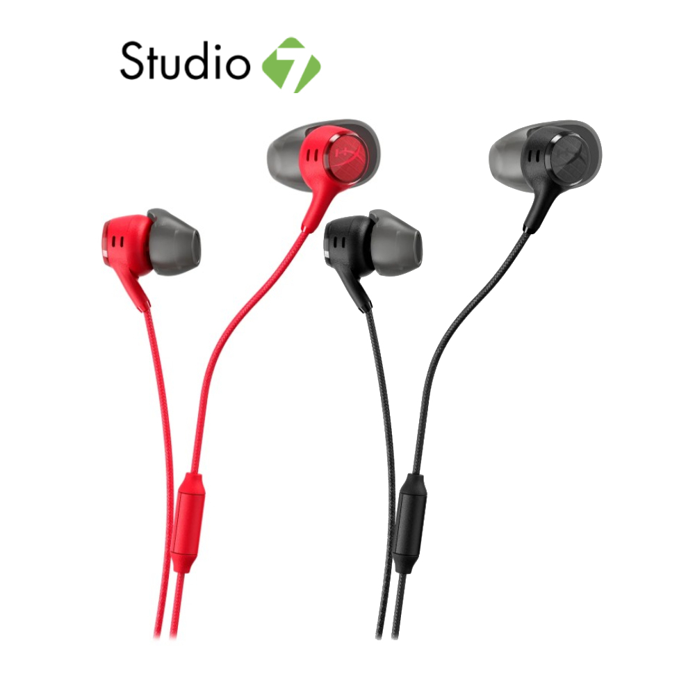 หูฟังเกมมิ่ง HyperX Cloud Earbuds แบบใช้สาย สีดำ