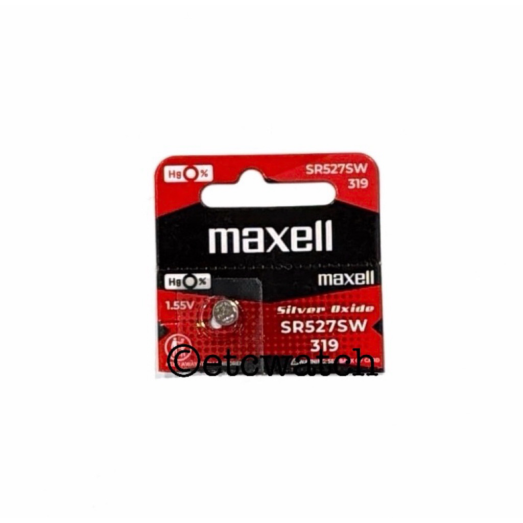 พร้อมส่ง> ถ่านกระดุม Maxell SR527SW / 319 1 ก้อน