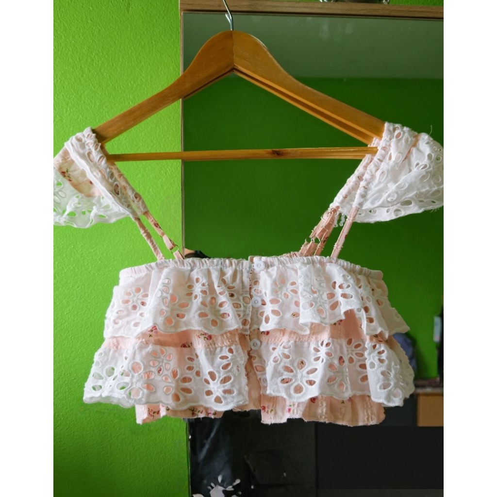 เสื้อสายเดี่ยวปรับสายได้งานดีสวยน่ารักมาก