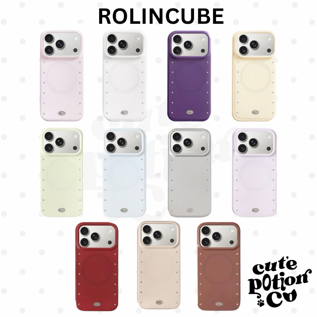 (PRE-ORDER) ROLINCUBE 🎀 IPHONE 17 CASE ✨เคสแม่เหล็ก เคสไอโฟน✨