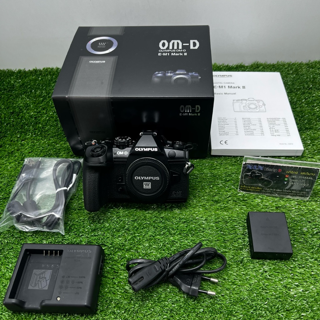 บอดี้ OLYMPUS OMD EM1 Mark III หมดประกันศูนย์ ชัตเตอร์ 8xx สภาพสวยมาก