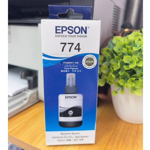 หมึกเติม Epson T774 BK 774 ของแท้