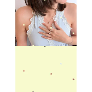 Mero Drop Necklace | สร้อยไข่มุกผสมจี้เพชร สแตนเลส ไม่ลอก ไม่ดำ