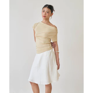 Ruby midi skirt กระโปรงเอวยืด