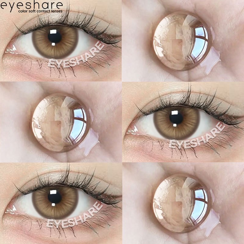 (COD)-Eyeshare Thira สีน้ำตาลคอนแทคเลนส์สี 1 คู่ 14.2มม. เลนส์ธรรมชาติขนา เลนส์แฟชั่นรุ่นขายดี ส่งฟรี