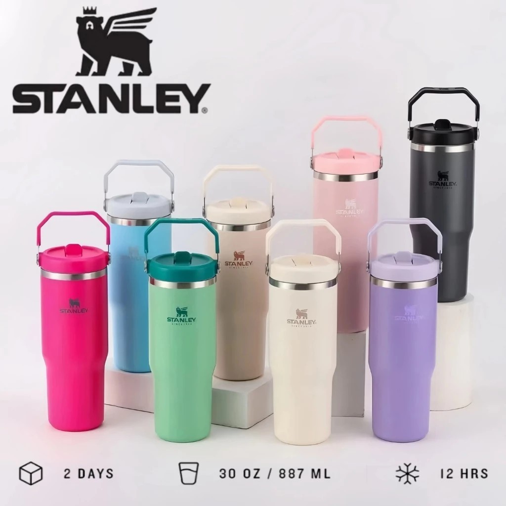 Stanley แก้วน้ำ แก้วเก็บความเย็น 40oz สแตนเลส ความจุขนาดใหญ่ เก็บความเย็น-ร้อน ของแท้ ง่ายต่อการพกพา