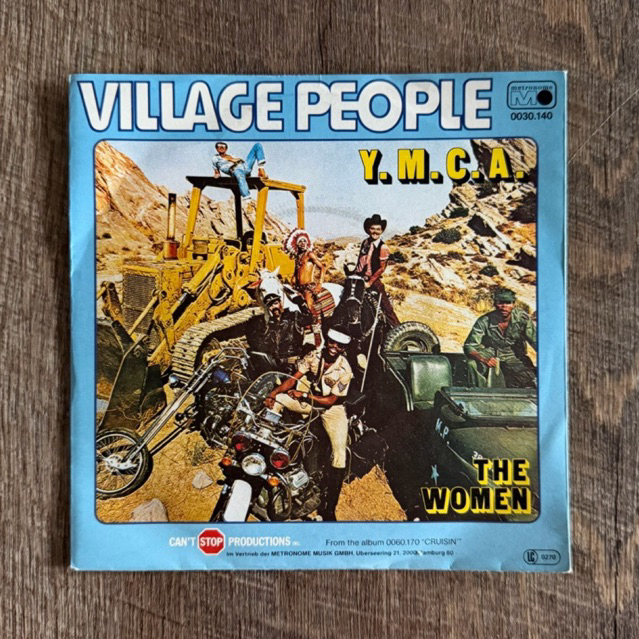 แผ่นเสียง Village People - Y.M.C.A vinyl lp 7”(VG+)