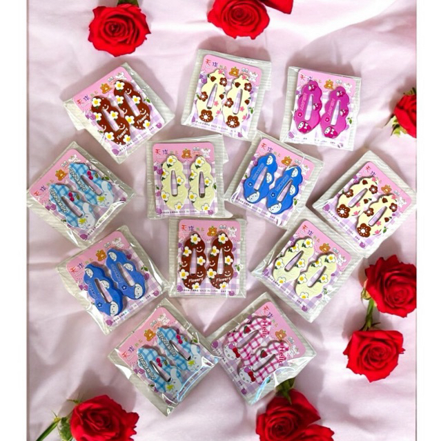 กิ๊บติดผมน่ารัก 12แผง 24ชิ้น สินค้าดี