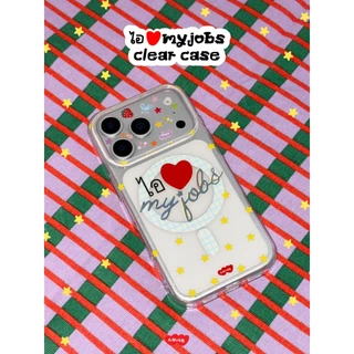 amuse stuff-I ❤️ my jobs clear case เคสใสสำหรับคนรักงานมาแล้วว✨