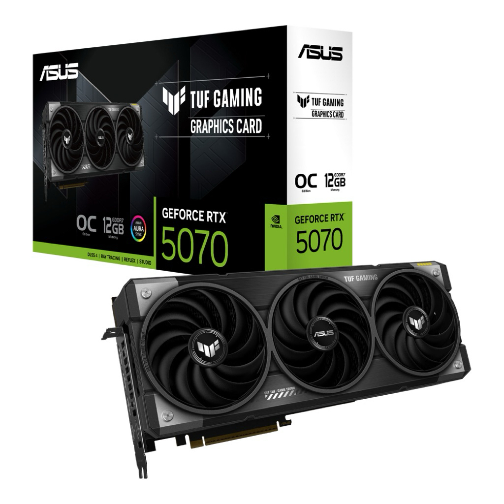 VGA ASUS TUF GAMING RTX5070 OC EDITION 12GB (การ์ดจอมือสอง)