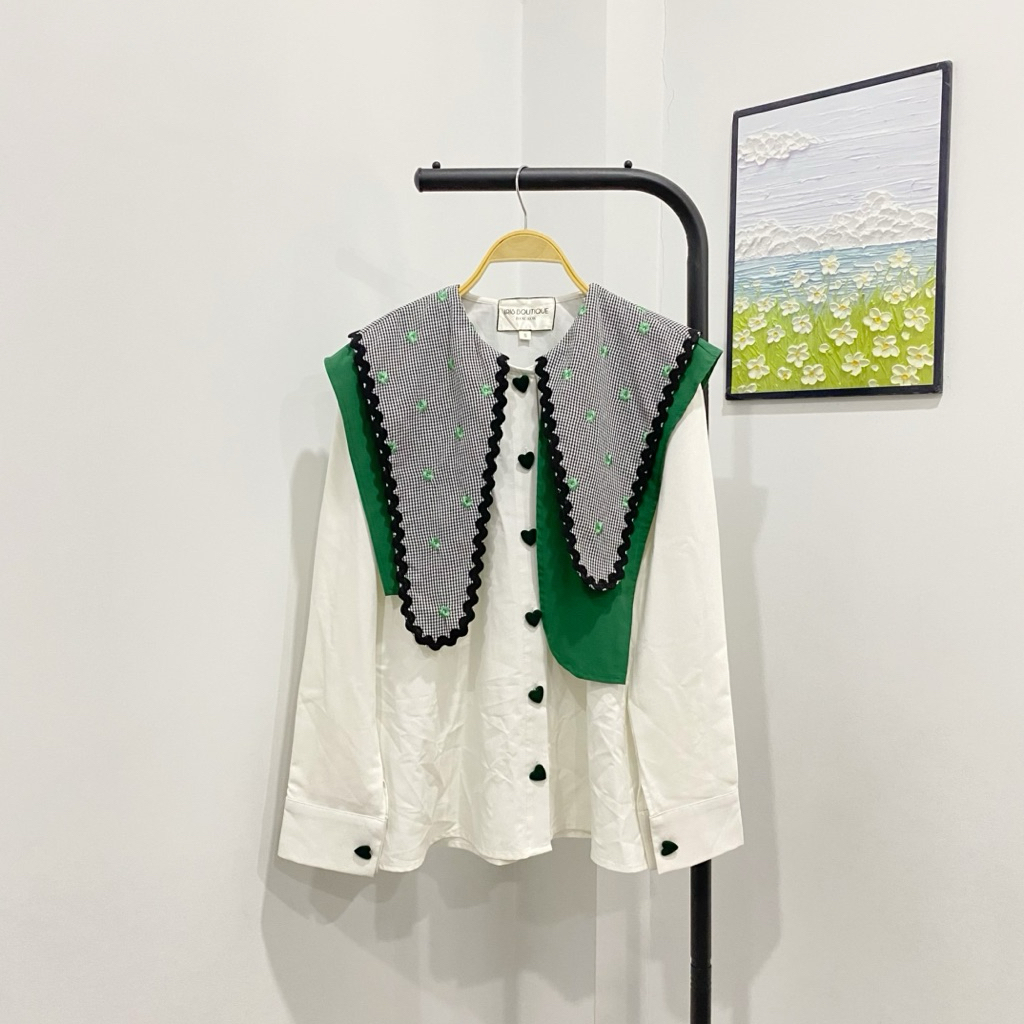 Iris boutique เสื้อเชิ้ตแขนยาวผู้หญิง size S