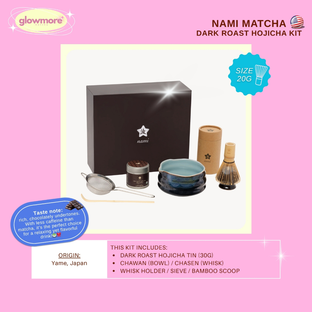 [พร้อมส่ง] Nami - Dark Roast Hojicha Kit