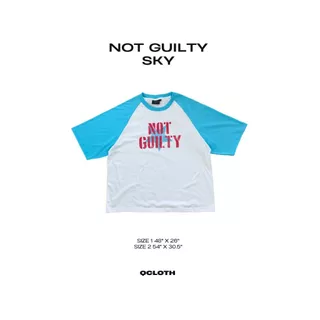 QCLOTH : NOT GUILTY SKY OVERSIZE