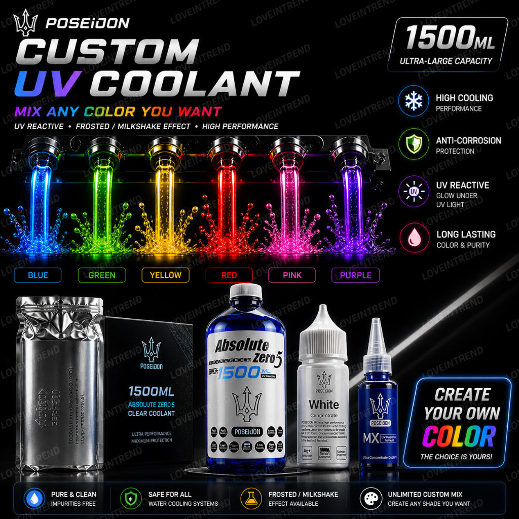 น้ำหล่อเย็นคอมพิวเตอร์ น้ำหม้อน้ำ POSIEDON Nano fluid Paste Absolute zero 5