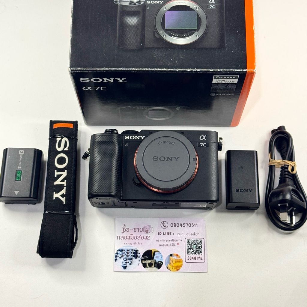 กล้องมือสอง Body Sony A7c ครบกล่อง สภาพสวย ใช้งานปกติ🔥