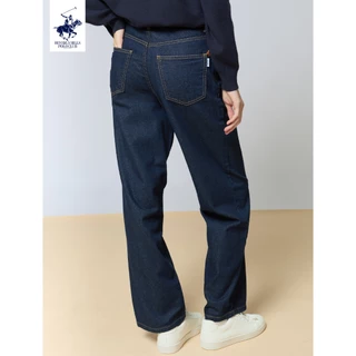 BEVERLY HILLS POLO CLUB กางเกงยีนส์ขายาว (WOMEN STRAIGHT JEANS) รหัสสินค้า LJ1N003