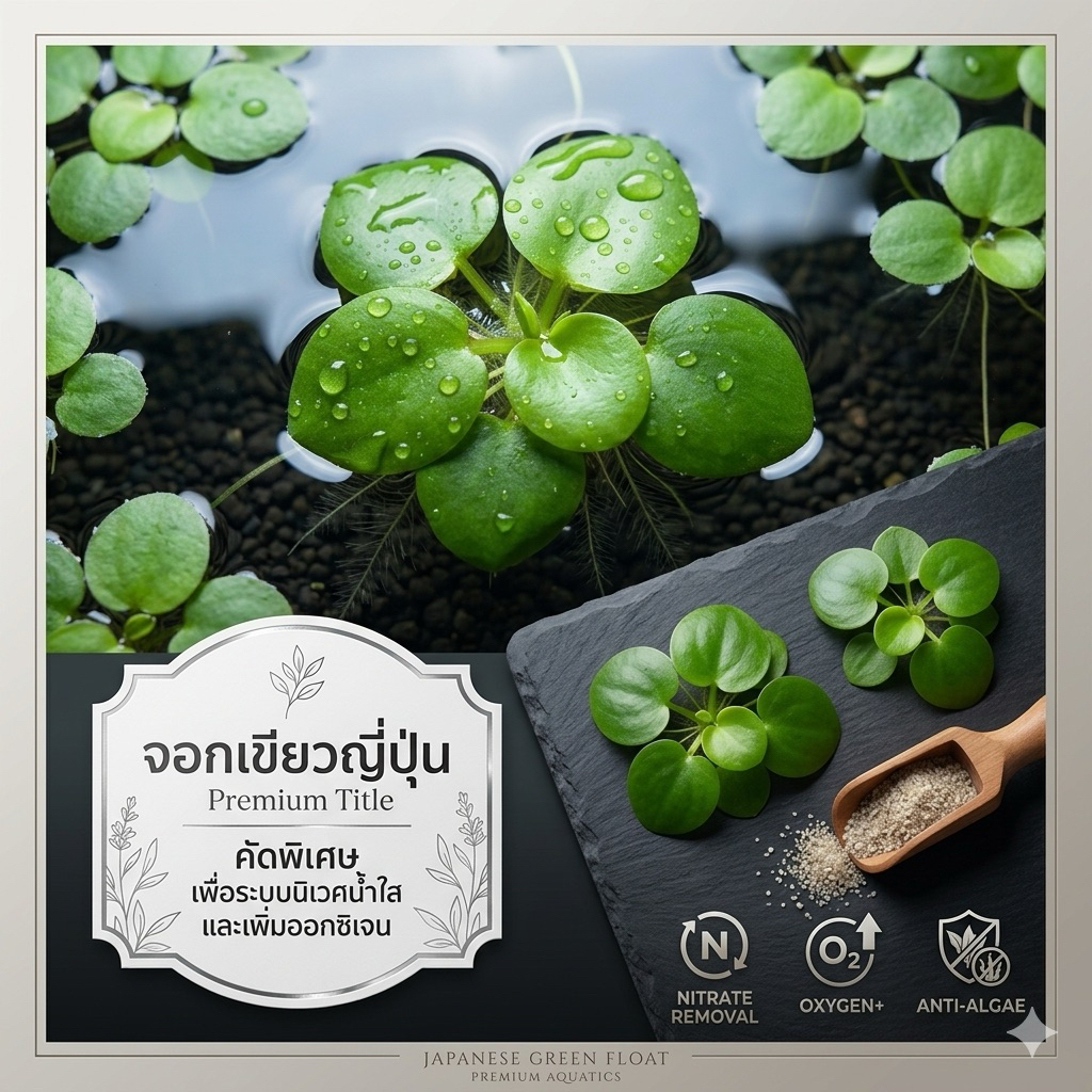KPK จอกเขียวญี่ปุ่น อนุบาลลูกปลา เป็นที่หลบพัก(5 ฟรี 1)