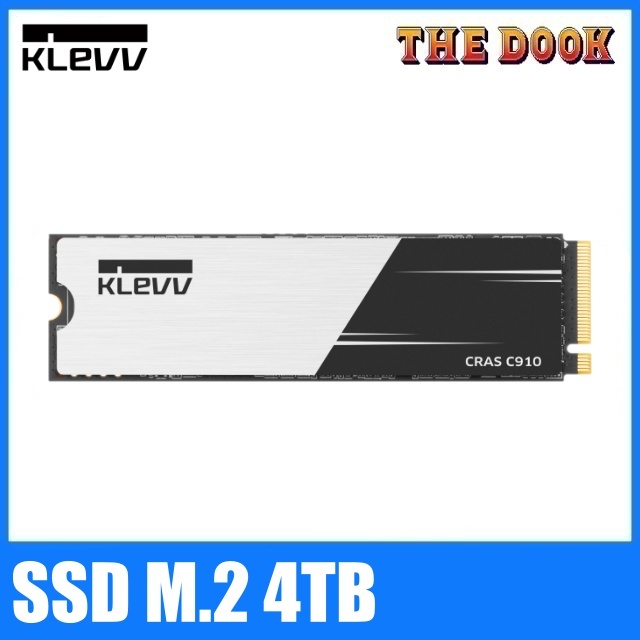 SSD M.2 KLEVV CRAS C910 4TB (R5,200 / W4,800) Gen4 🔥 มือ 2 🔥