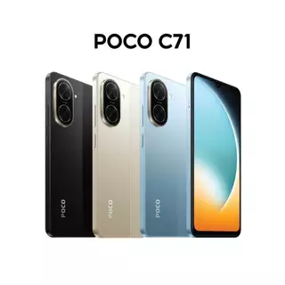 Xiaomi POCO C71 โทรศัพท์มือถือ โปรเซสเซอร์ Octa-Core ทรงพลัง หน้าจอ 6.88 แบตเตอรี่ขนาดใหญ่ 5200mAh
