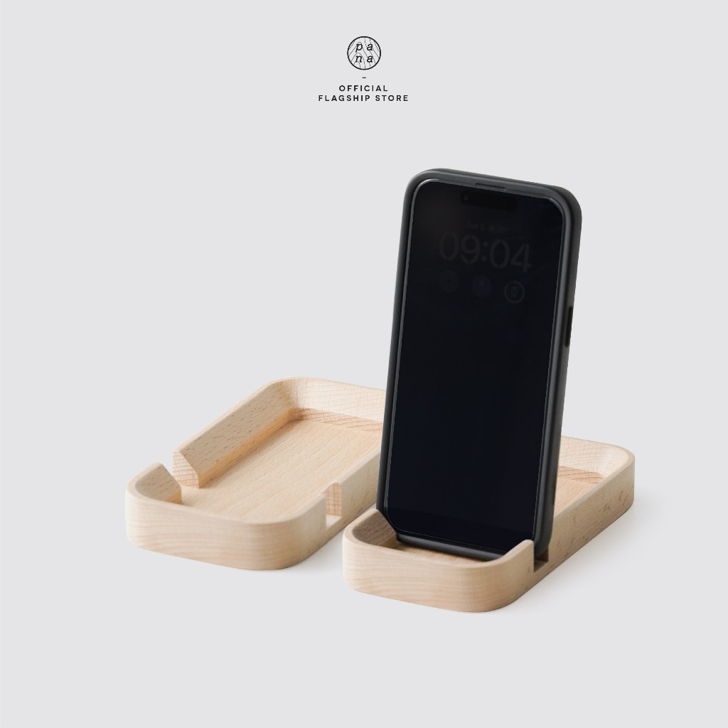 Pana Objects  BILLY: Phone stand แท่นวางมือถือ ไม้บีช