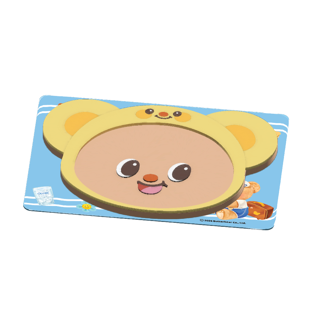 [ของสมนาคุณห้ามจำหน่าย][GWP] Coaster Butterbear ที่รองแก้วหมีเนย สุดคิ้วท์ (คละสี)