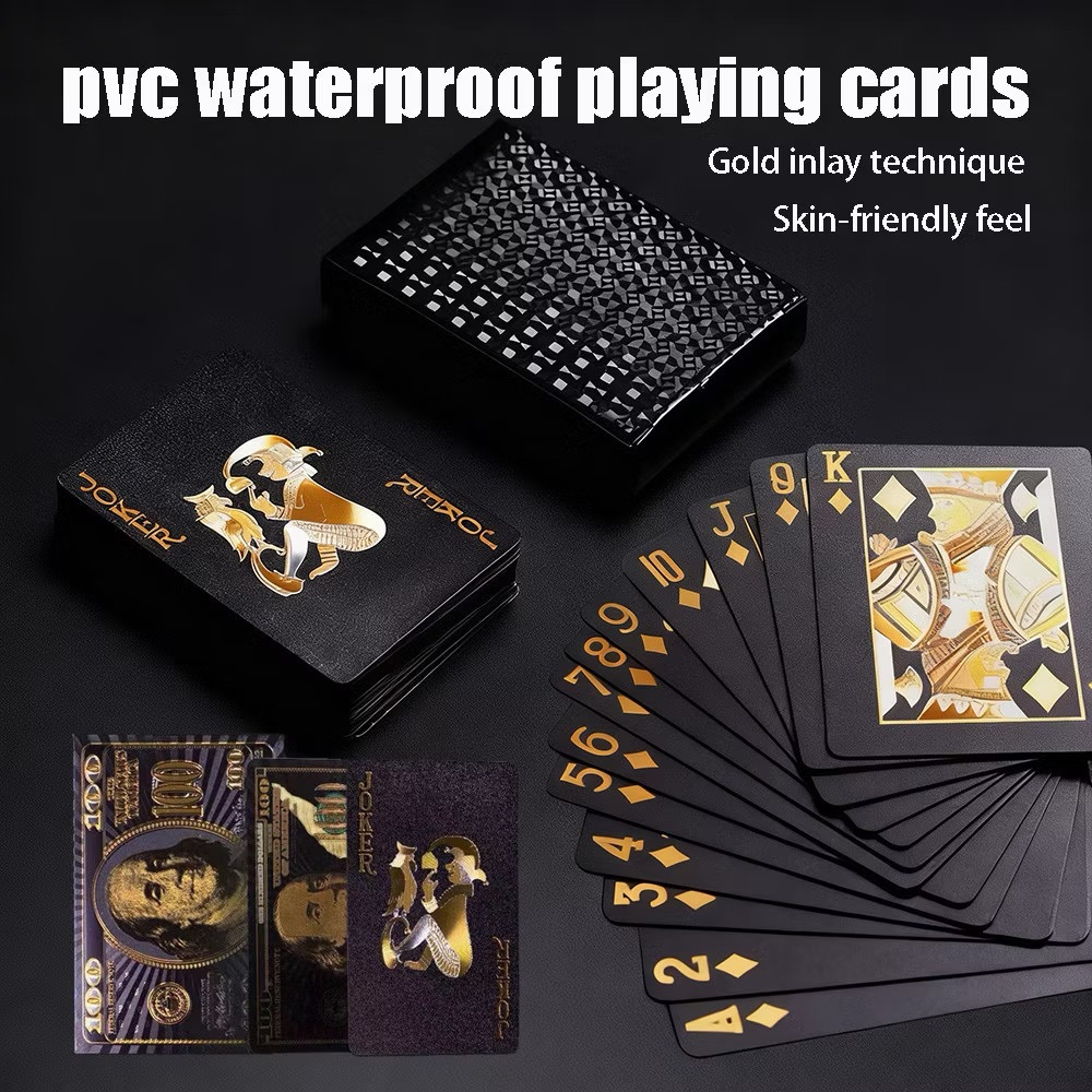 🇹🇭พร้อม BLACK CARDS การ์ดเกม บอร์ดเกม พลาสติก PVC กันน้ำ 100% ขนาดมาตรฐาน เกรด A