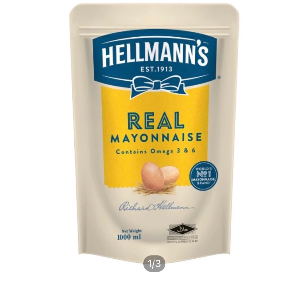 Hellman’s Real Mayonnaise 1000ml