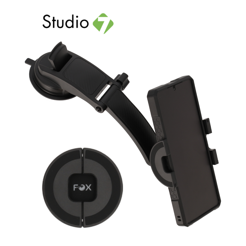 FOX AP-4823 ที่วางมือถือ 2-in-1 รองรับ MagSafe และขาหนีบแน่น by Studio7