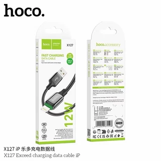 HOCO X127 สายชาร์จเร็ว สายกันหัก ไม่พันกัน TC-TC 60W / PD 27W / Type-C 36W / iOS 12W ยาว 1 เมตร