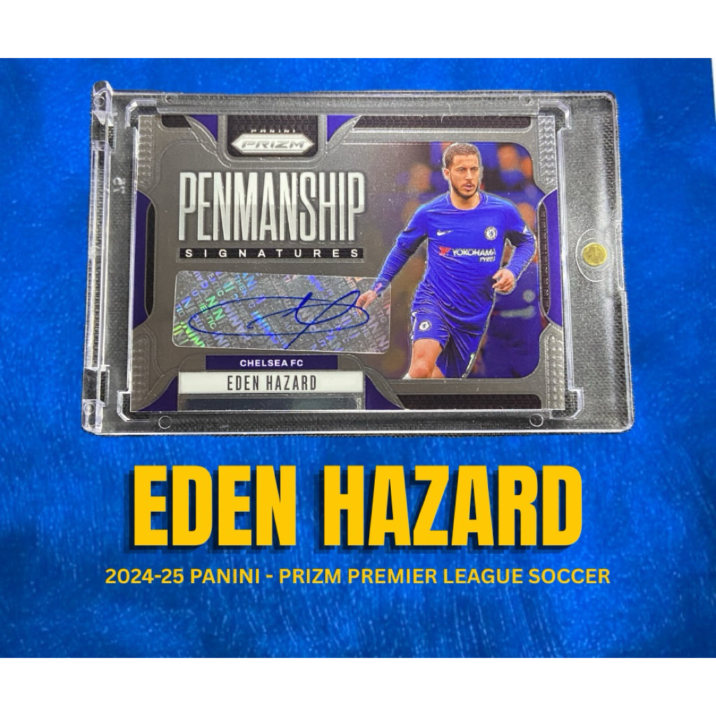 การ์ดลายเซ็นตำนานนักฟุตบอล Autograph Penmanship Eden Hazard