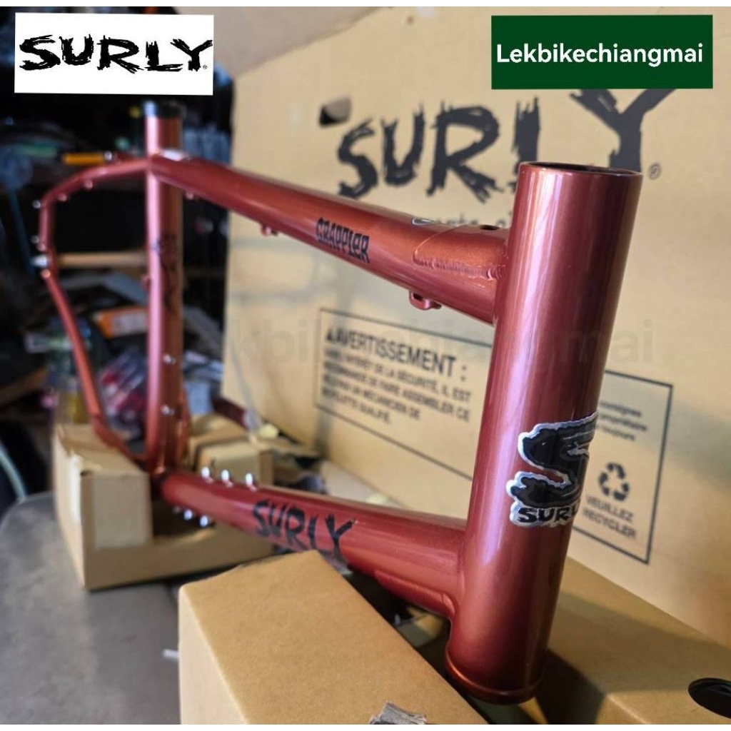 Surly Grappler Frameset - 27.5 Copper/Dark Blue