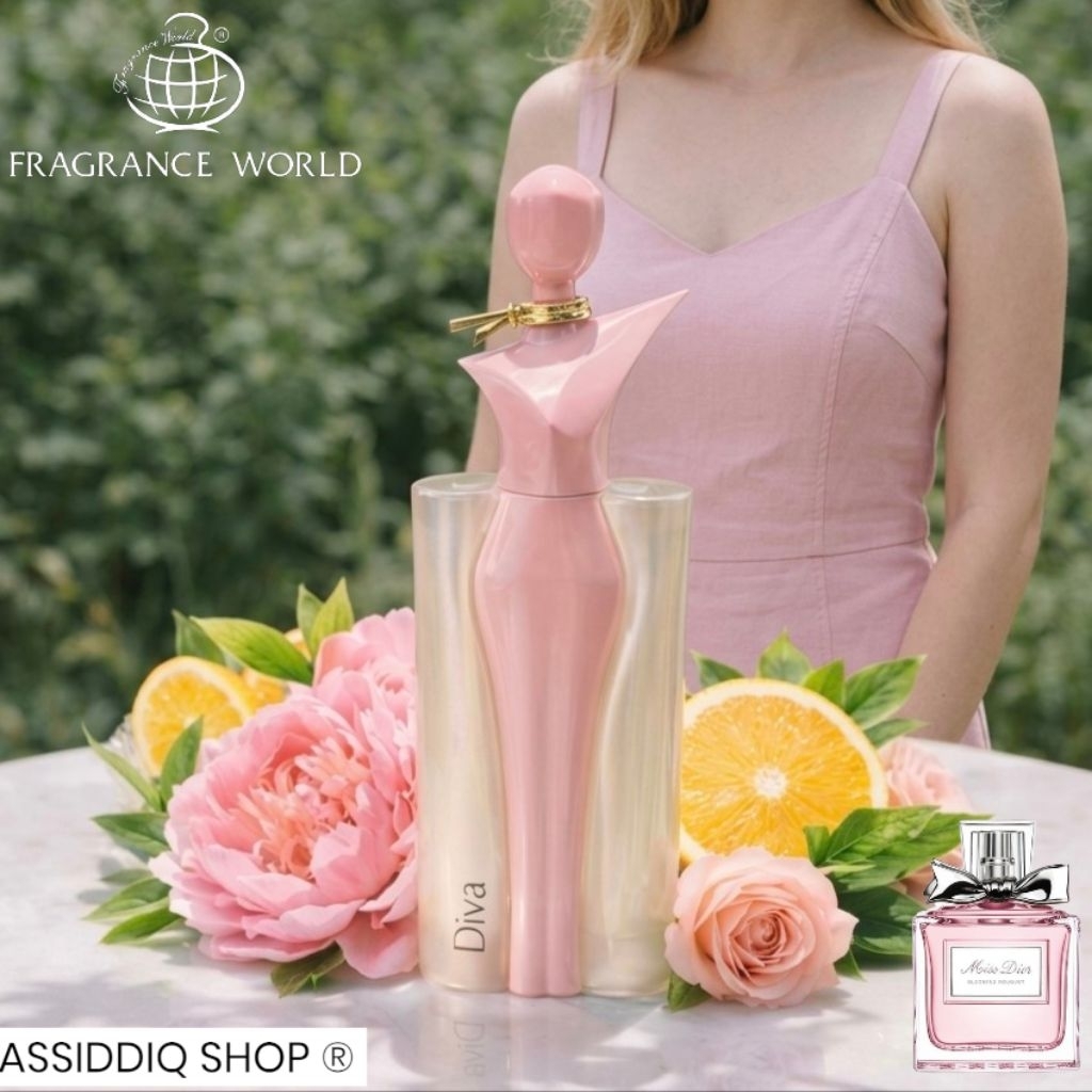 Diva Eau De Perfume By Fragrance world 100 ml แท้