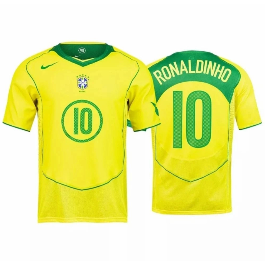 [pre-order] Nike Total 90 Brazil Ronaldinho 2004 Reissue Jersey T-shirt