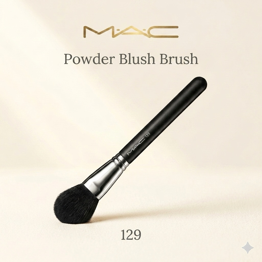 M.A.C ของแท้/พร้อมส่ง แปรงปัดแก้ม 129 POWDER BLUSH
