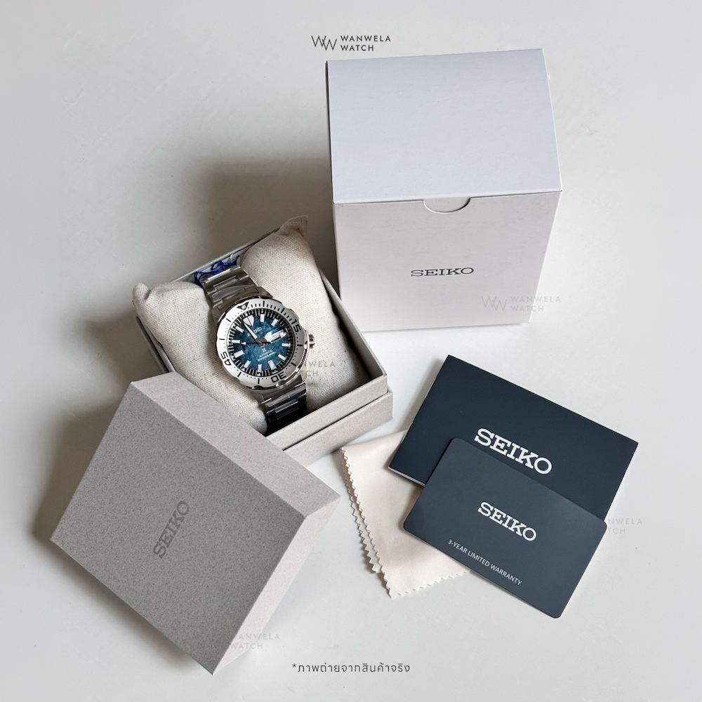 ของแท้ นาฬิกาข้อมือ Seiko Prospex Save The Ocean Antarctica ประกันศูนย์ไทย (*พร้อมกล่องแบบใหม่) ราคา ถูกที่สุด ดีลบีเคเค แกลเลอรีภาพที่ 2