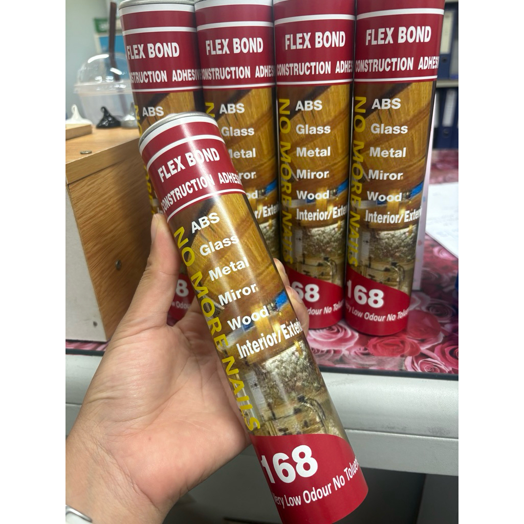 กาวพลังตะปู Flex Bond 168 กาวตะปู Nail glue