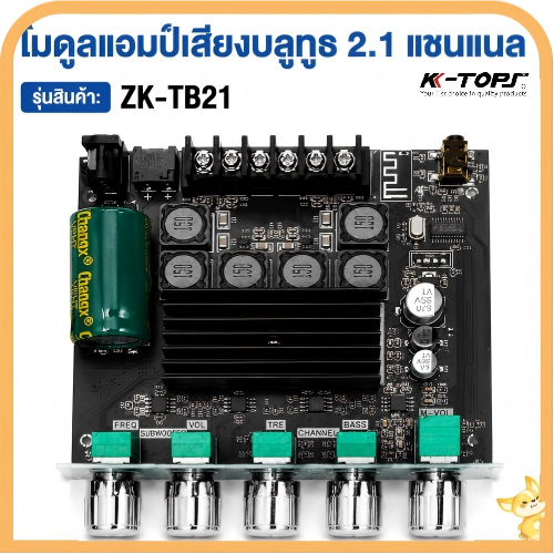 TB21 แท้ แอมป์จิ๋วแรงๆ12v แอมป์จิ๋วบลูทูธ แอมป์ zk tb21อุปกรณ์รับและขยายเสียง แอมป์จิ๋ว  แท้ชิปใหญ่