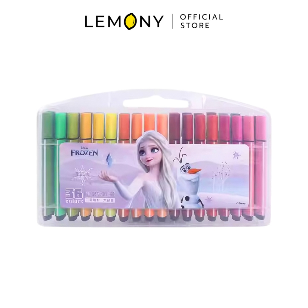 LEMONY ชุดปากกาเมจิก 36 สี ลาย Elsa Disney Collection