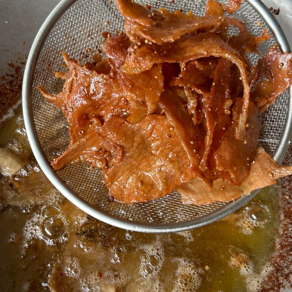 หมูแผ่น สูตรน้ำตาลโตนด หวานน้อย (แบบดั้งเดิม และ ลูกผักชี) รูปที่ 4