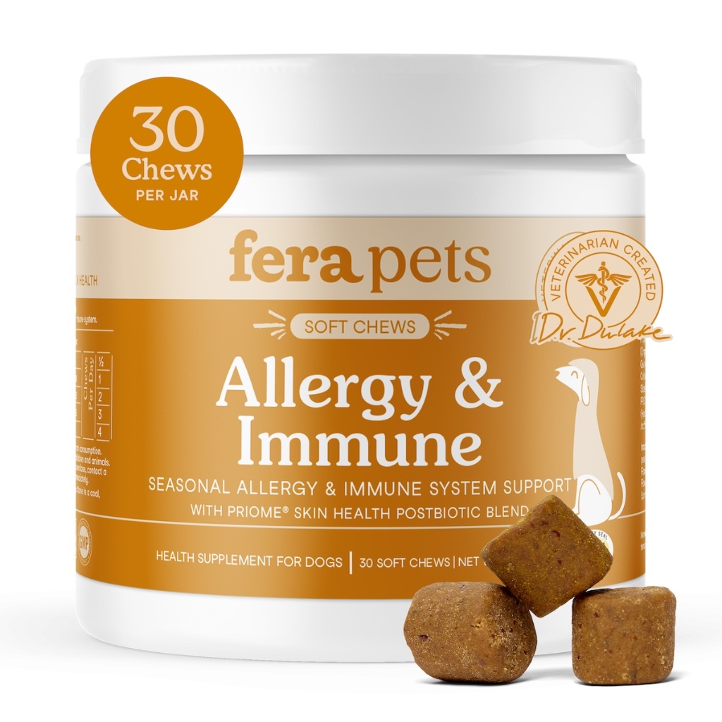 Fera Pets Probiotics Soft Chews (30 Soft Chews) For Dogs