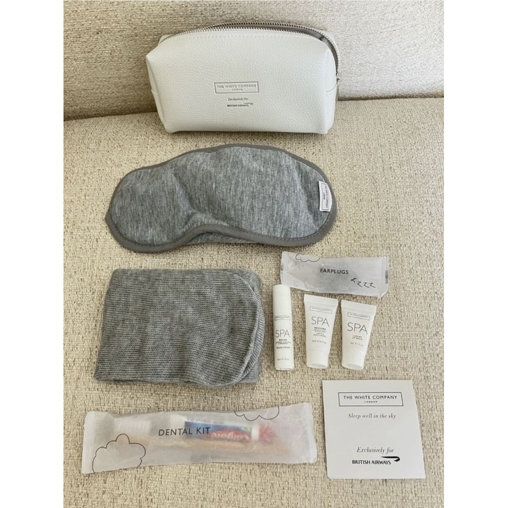 ✈️The White Companyชุด Amenity Kit (ชุดอุปกรณ์อำนวยความสะดวก) จากสายการบิน British Airways