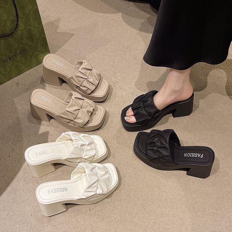 High Heels - High Heels Waterproof Platform Anti slip and Odor proof Women's Sandals Summer New Home